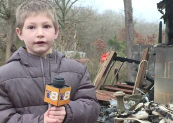7 year old boy named Eli Rescues baby Sister from a Burning House