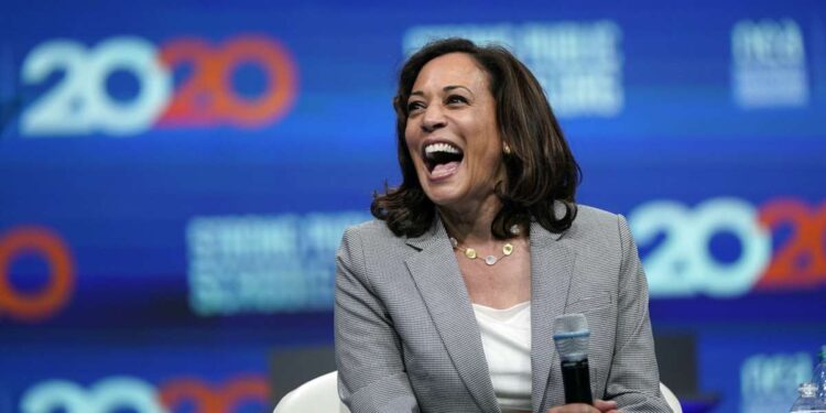 Kamala Harris laughs after reporter asks if she plans to visit border: ‘Not today!’