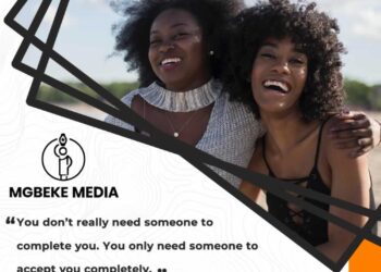 Daily Soultonic by Dr Sandra C. Duru | You don’t really need someone to complete you. You only need someone to accept you completely