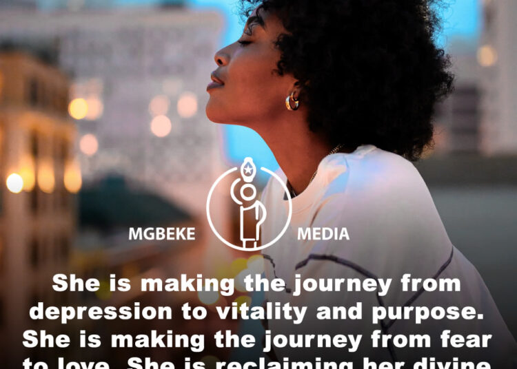 Daily Soultonic by Dr Sandra C. Duru | She is making the journey from depression to vitality and purpose.