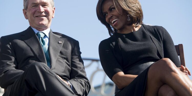 Bush says he was ‘shocked’ by people’s reactions to his friendship with Michelle Obama