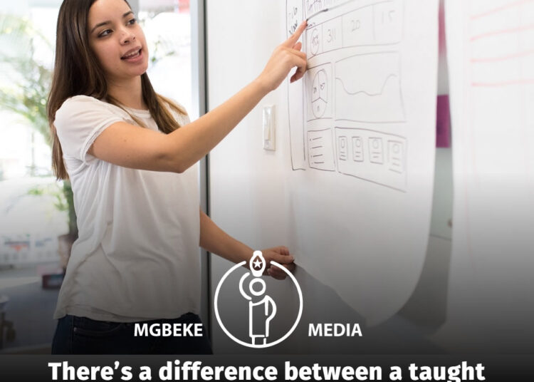 Daily Soultonic by Dr Sandra C. Duru | There’s a difference between a taught person and a person with the authority