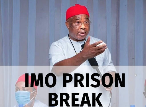 BREAKING NEWS: OWERRI, IMO STATE PRISON BREAK
