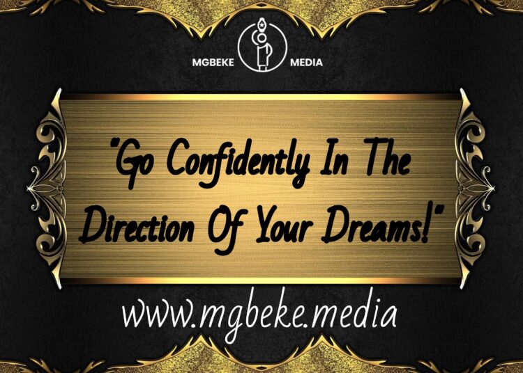 Daily Soul Tonic By Dr Sandra C. Duru | Go Confidently In The Direction Of Your Dreams!