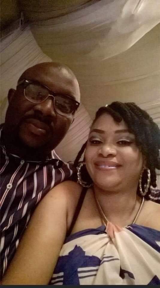 Mrs Chinwe Ofoduru & her late husband 