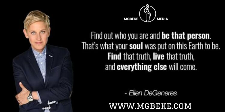 Find Out Who You Are And Be That Person