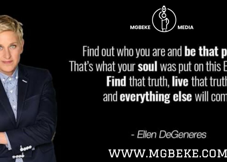 Find Out Who You Are And Be That Person