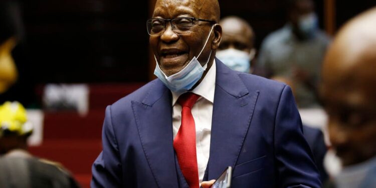 JACOB ZUMA: FORMER SOUTH AFRICAN PRESIDENT SENTENCED TO 15 MONTHS IN PRISON.
