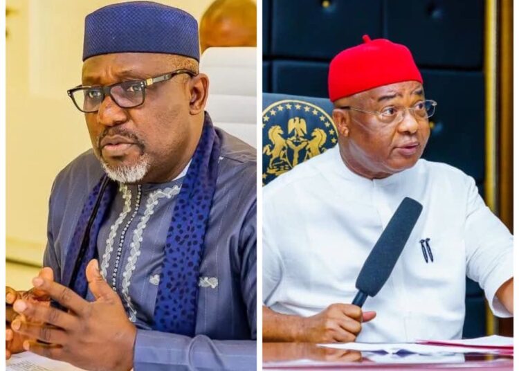 “Gov. Uzodinma Only Pretends To Be My Brother In Public But Immediately Switches When Eyes Are Turned!” – Sen. Rochas Okorocha