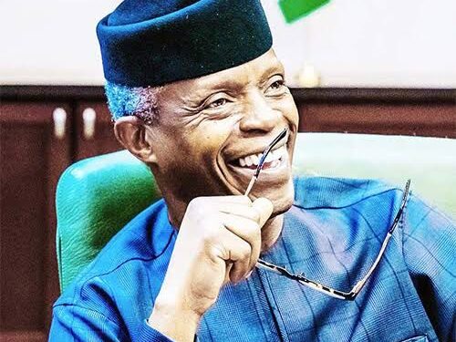 #APCPresidentialPrimaries: VP Osinbajo Takes Kashim Shettima’s Advice, Serves Popcorn And Ice Cream At Eagle Square
