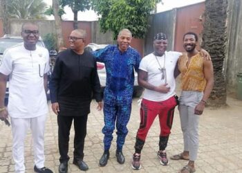 Key Lessons As Peter Obi Is “Obi-diently” Received By Afrobeat Icon Femi Kuti & Charly Boy At The New Afrika Shrine, Lagos, Nigeria
