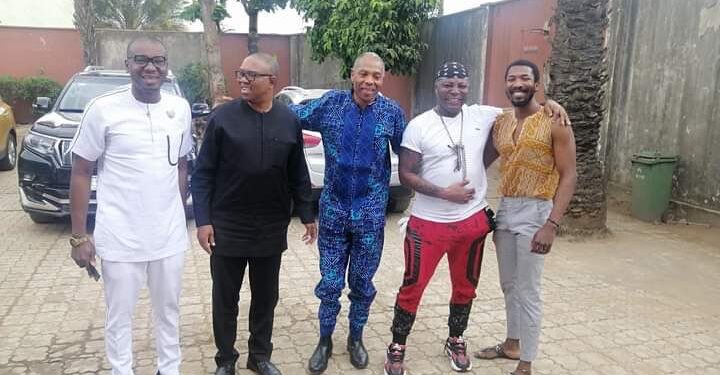 Key Lessons As Peter Obi Is “Obi-diently” Received By Afrobeat Icon Femi Kuti & Charly Boy At The New Afrika Shrine, Lagos, Nigeria