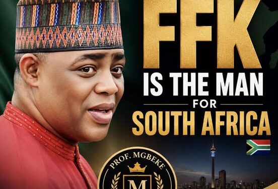 Chief Femi Fani-Kayode, as Nigeria’s Ambassador to South Africa